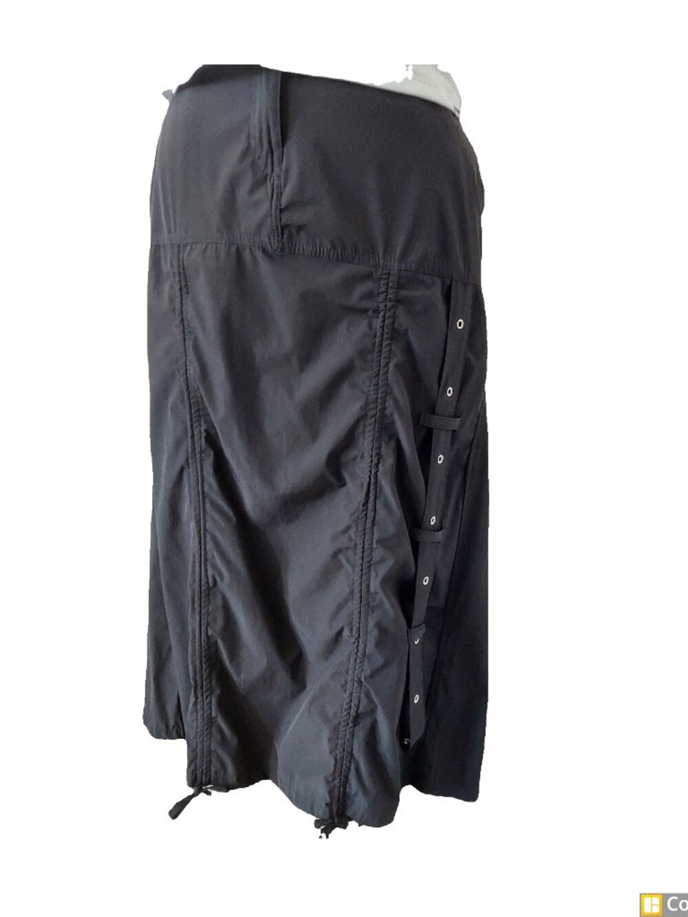 HELIUM London Cargo-Style Nylon Skirt SZ 2X
